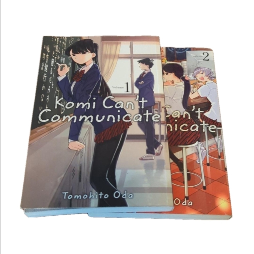 Komi Can't Communicate Manga Volumes 1 and 2